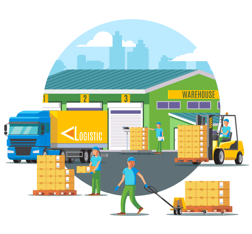 large shipment logistic